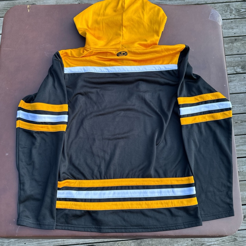 Warriors Men's Hoodie - Black‎ and Yellow - Picture 3 of 3